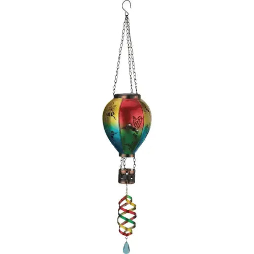 solar hot air balloon Hummingbird spinner