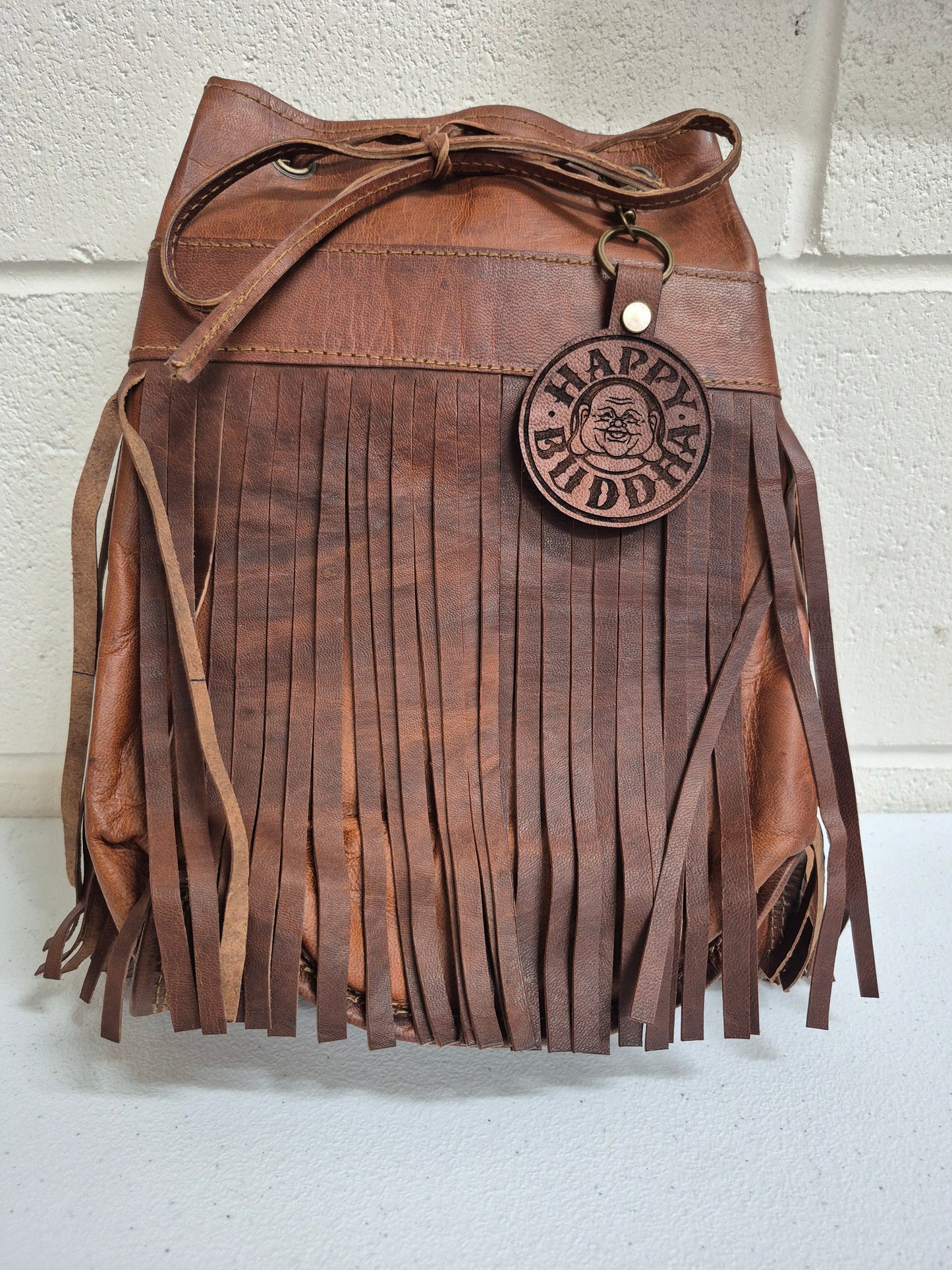 12" Fring Bucket Bag Happy Buddha