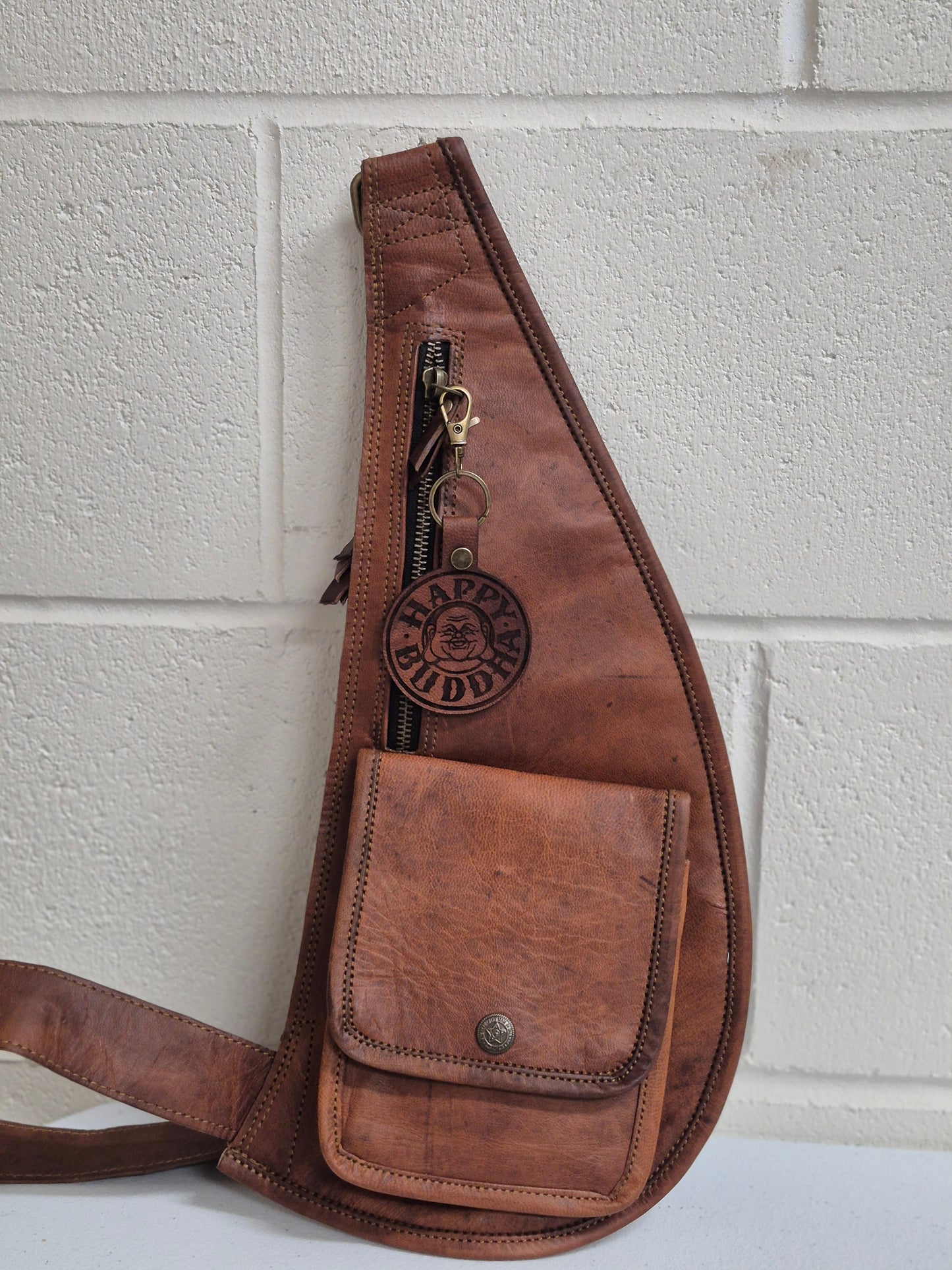 Slim Sling Bag Happy Buddha