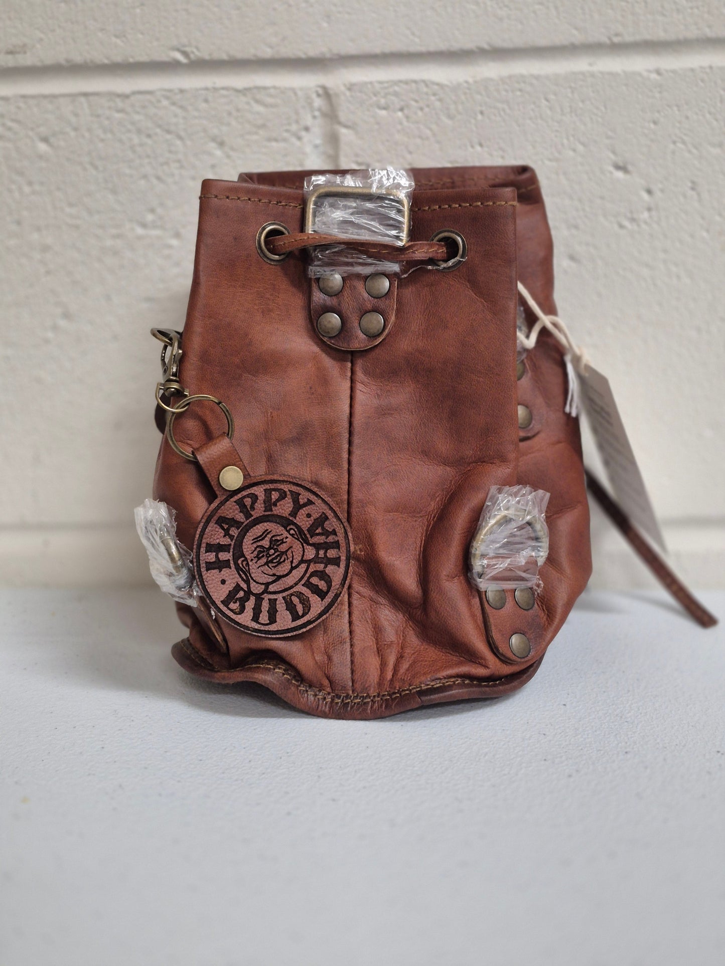 Tall Bucket Bag Happy Buddha