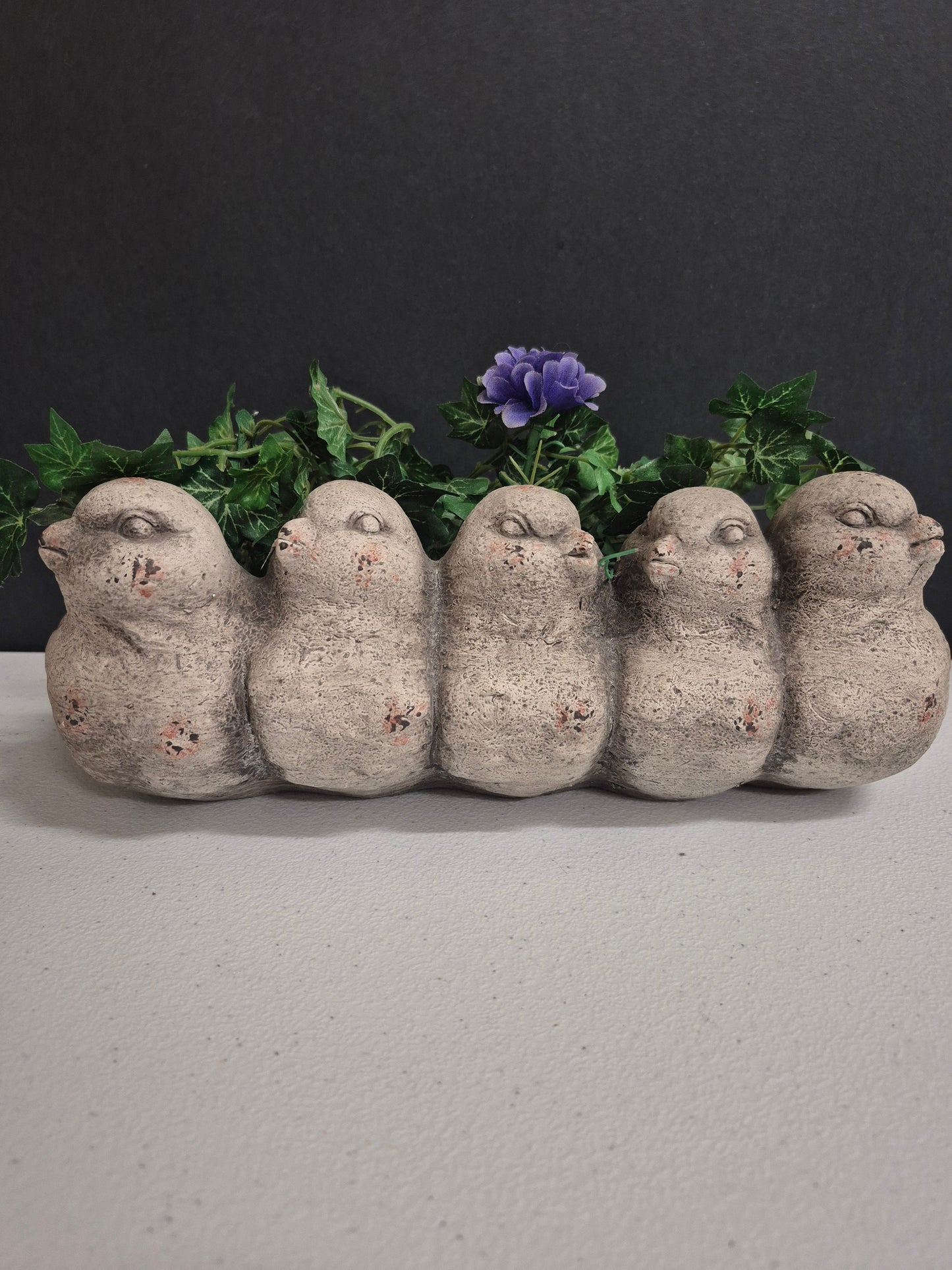 Bird Row Planter Happy Buddha