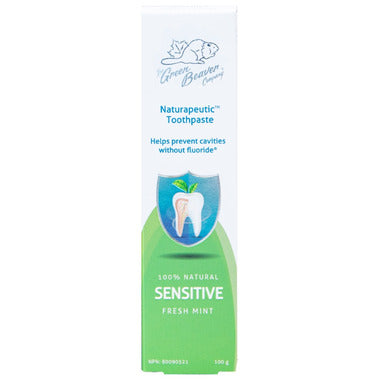 Green Beaver Naturapeutic 100% Natural Sensitive Fresh Toothpaste 10g Purity Life