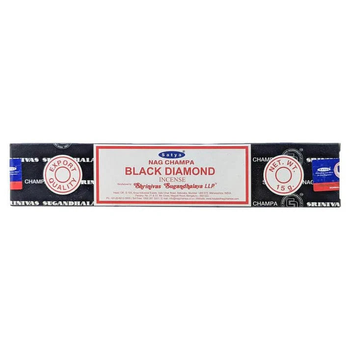 nag champa black diamond incense sticks 15g Happy Buddha