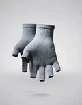 Incrediwear circulation glove size lrg grey Happy Buddha