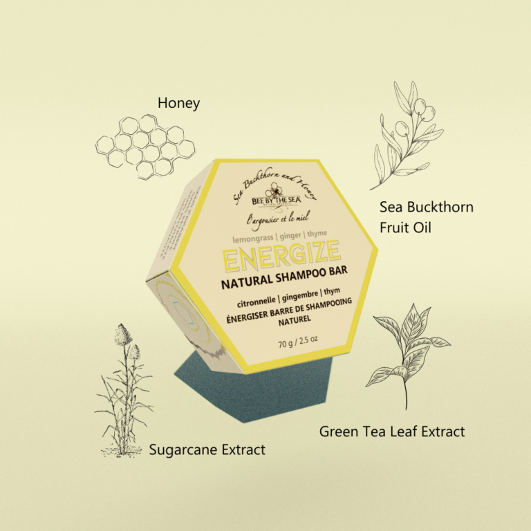 Bee By The Sea Energize Shampoo Bar