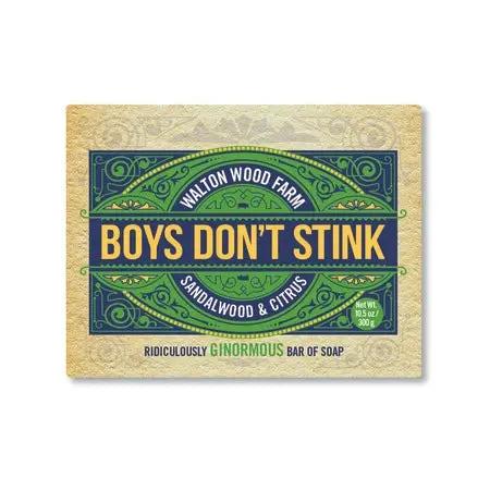 Boys Don't Stink XXL Bar Soap - 300g Happy Buddha