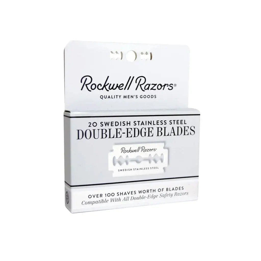 Happy Buddha - Rockwell Double Edge Razors Blades 20 Pack