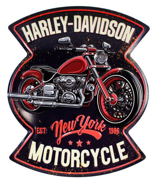 Harley Davidson Tin Sign Happy Buddha