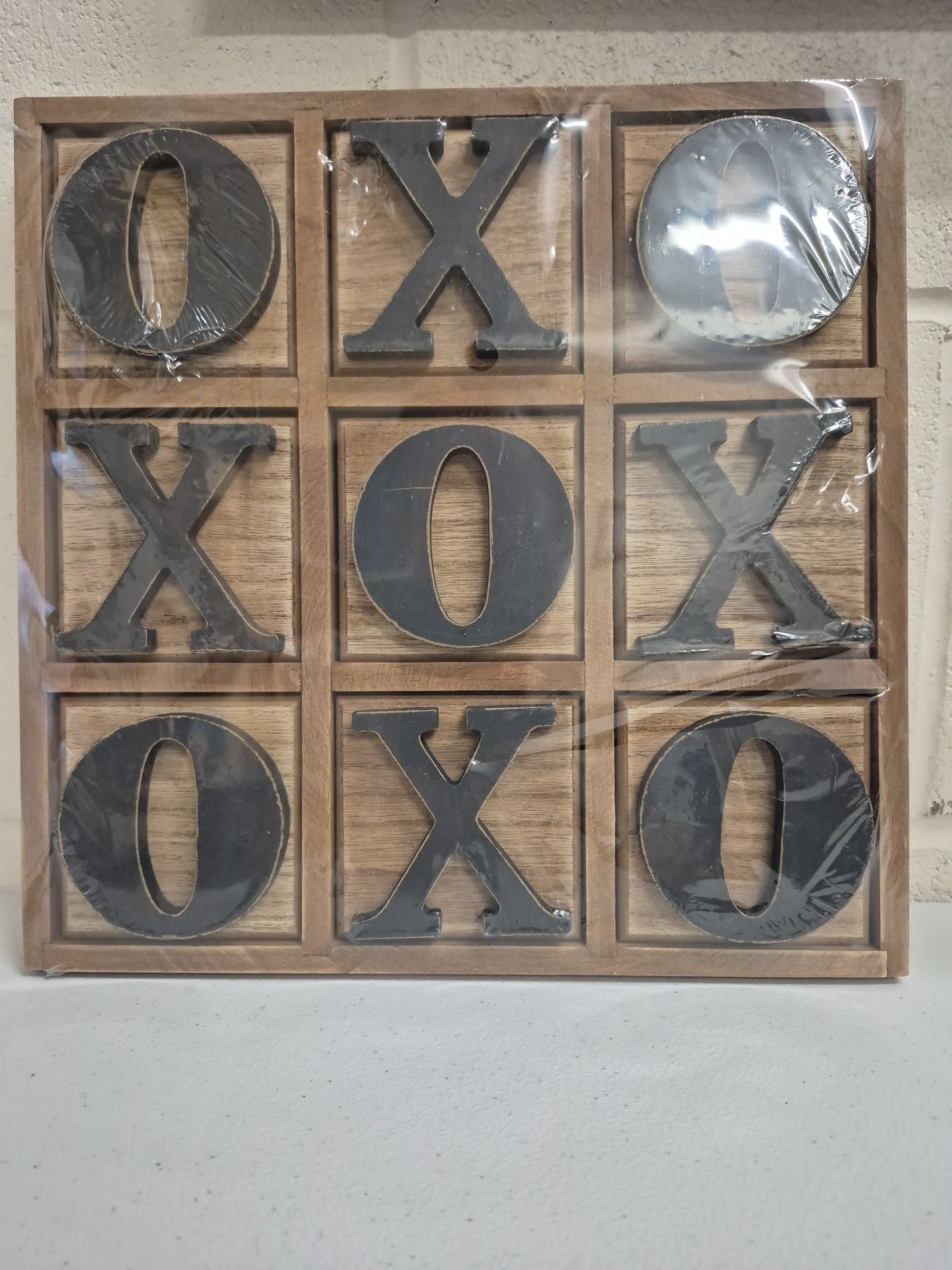 X and O Wood game Happy Buddha