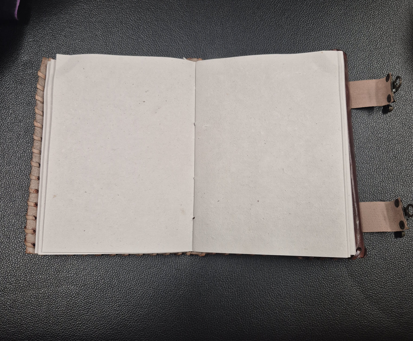 Three Stone And Latch Leather Journal