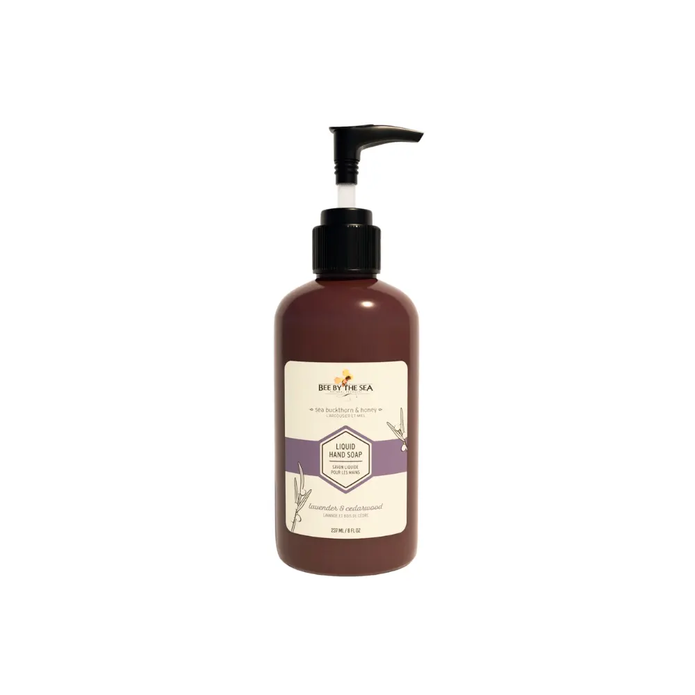 Bee by the Sea Liquid Hand soap Lavender and Cedarwood 237 ml Happy Buddha