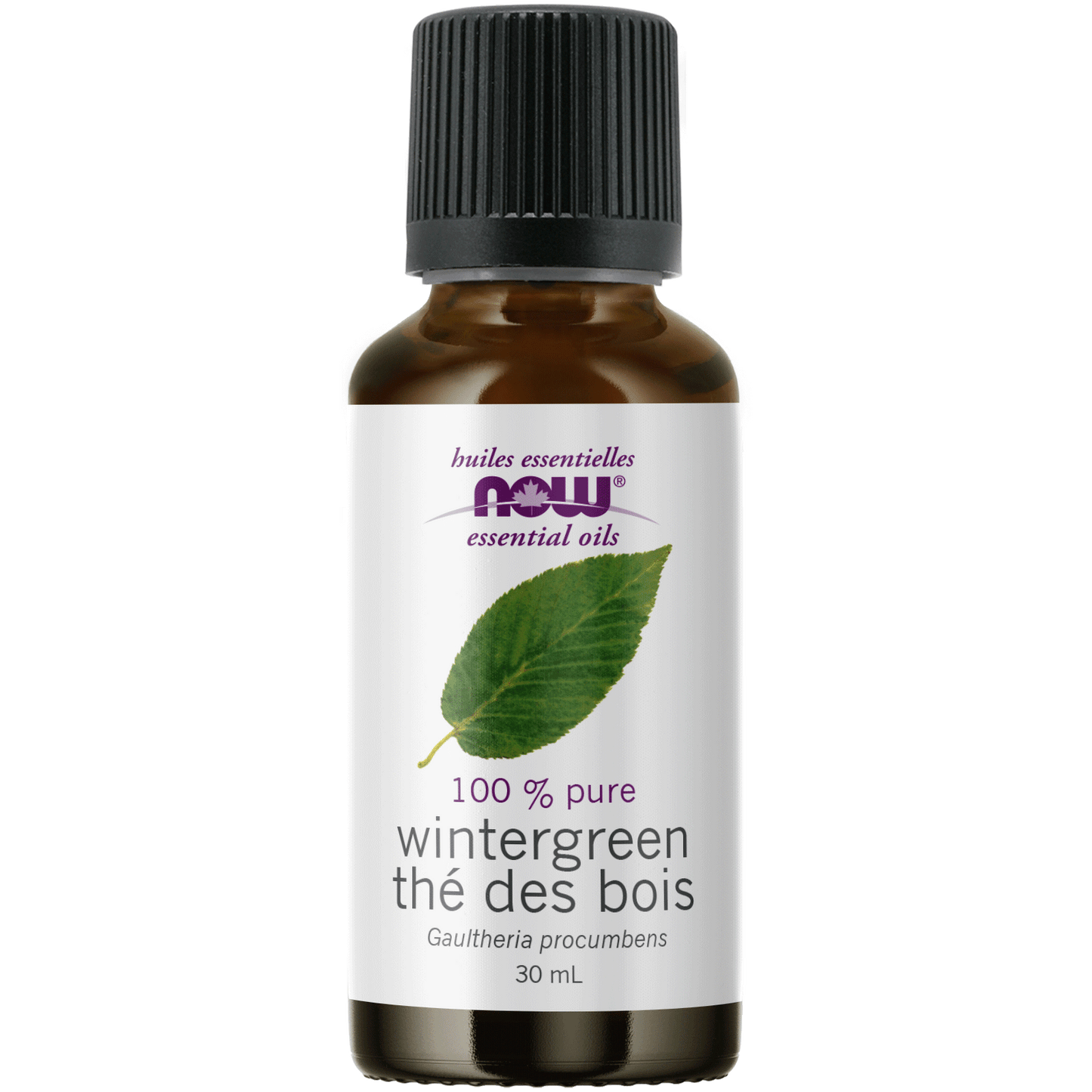 Now Brand Wintergreen 100% Essential Oil 30 ml Happy Buddha