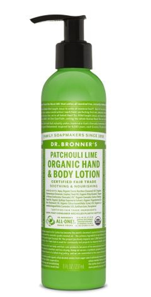 Dr. Bronner's Organic Patchouli Lime Body Lotion 37 ml Purity Life