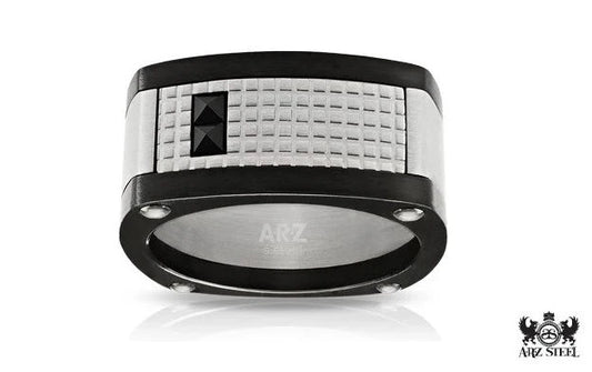 A.R.Z Steel Ring Happy Buddha