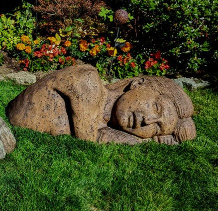 medium terra mater- western slate Happy Buddha