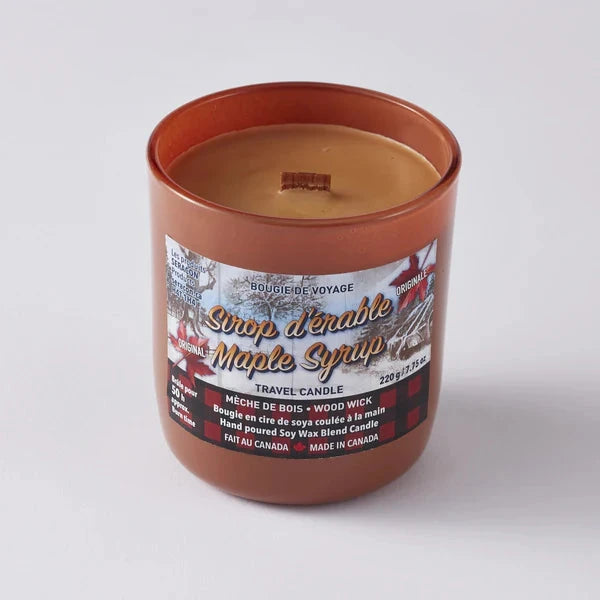 Maple Syrup Candle - Amber Jar Happy Buddha