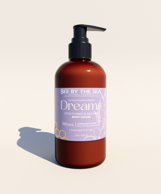 Bee by the Sea Dreams Lotus Flower and Rice Milk body cream 237ml limited edition
