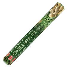 Ginger & Green Tea Incense Sticks Happy Buddha