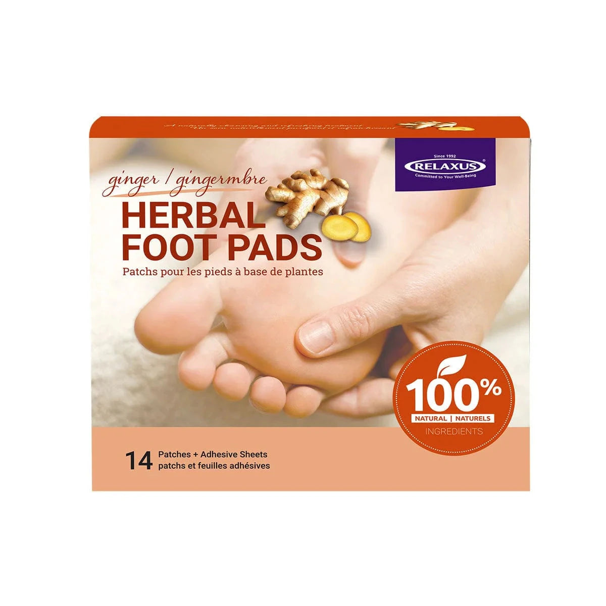 Ginger Herbal Foot Pads Happy Buddha