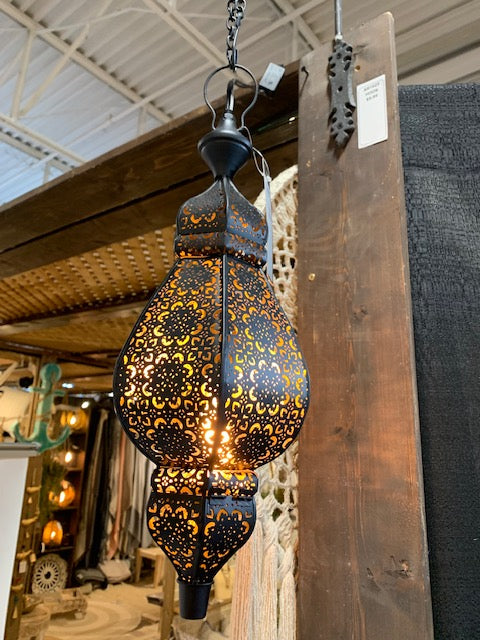 Moroccan Style Hanging Lantern Happy Buddha