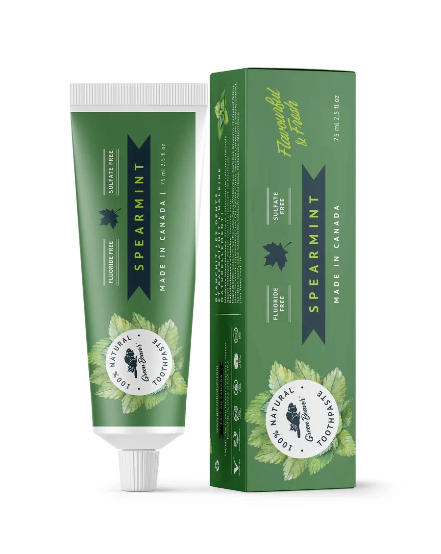 Green Beaver Spearmint Natural Tooth Paste 75ml Happy Buddha