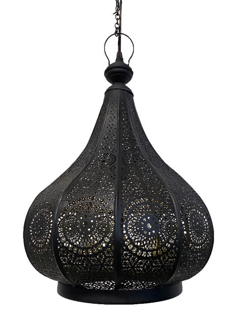 Tear Shaped Hanging Lantern Happy Buddha