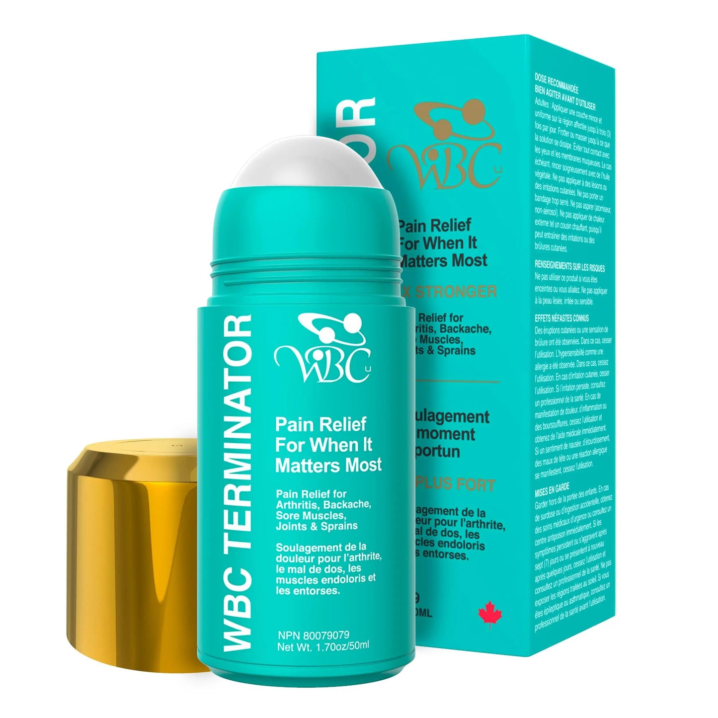 Worlds Best Cream Terminator 50 ml roll on Happy Buddha