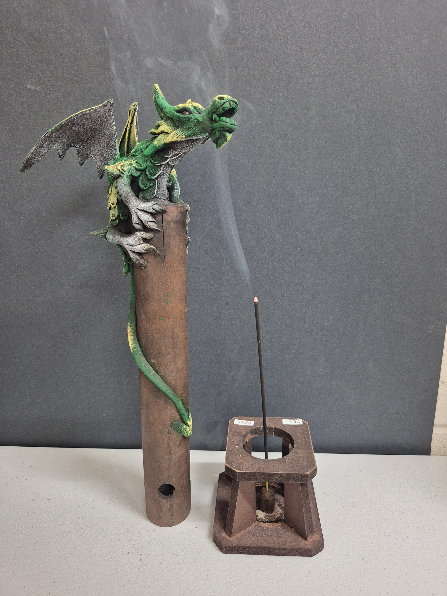 dragon tower incense holder