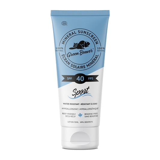 Green Beaver 100% All Natural Water Resistant SPF 40 sunscreen