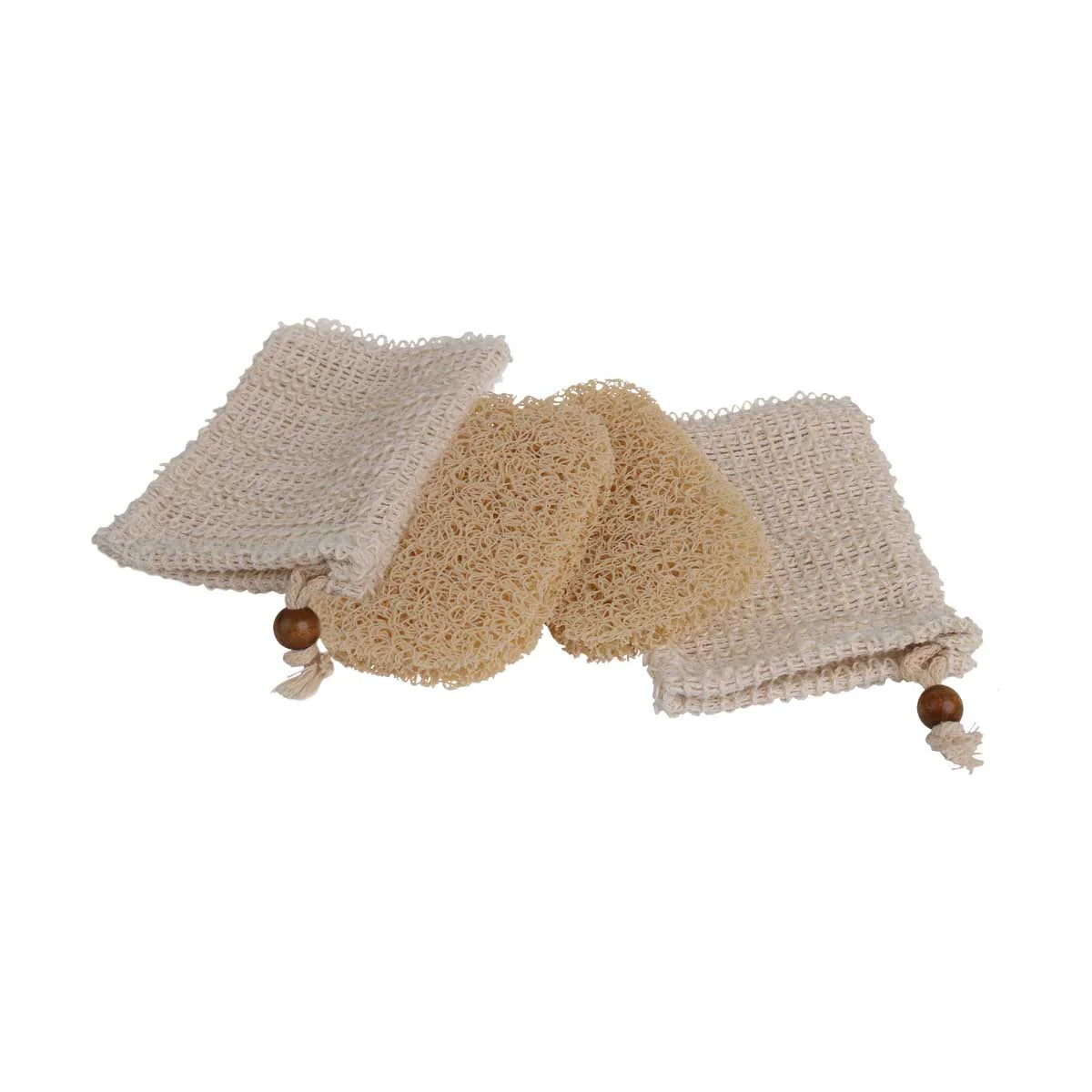 Jute Soap Savers 4pc Set
