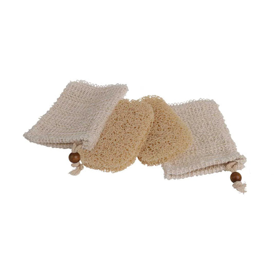 Jute Soap Savers 4pc Set