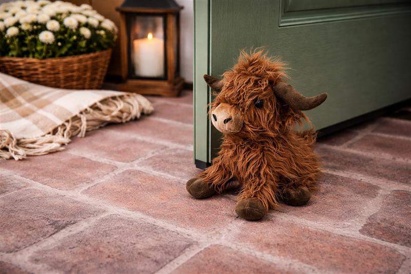 Highland Cow sitting Door Stop