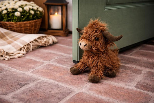 Highland Cow sitting Door Stop