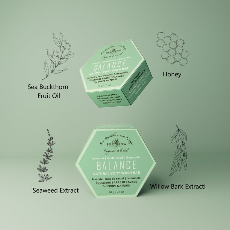 Bee By The Sea Balance Body Wash Bar