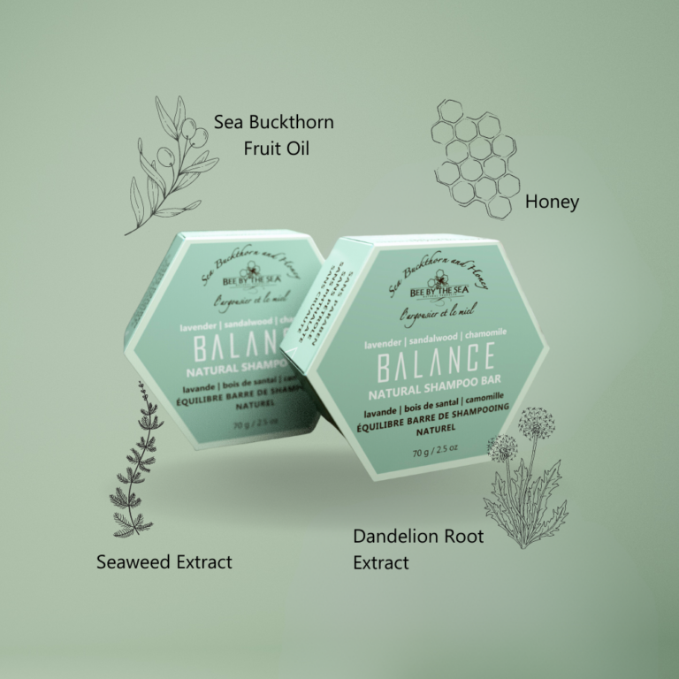 Bee By The Sea Balance Shampoo Bar