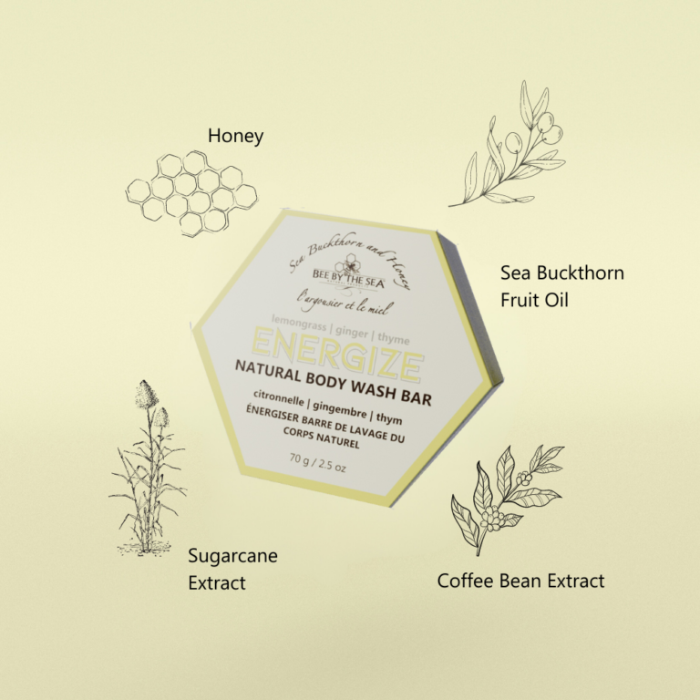 Bee By The Sea Energize Body Wash Bar