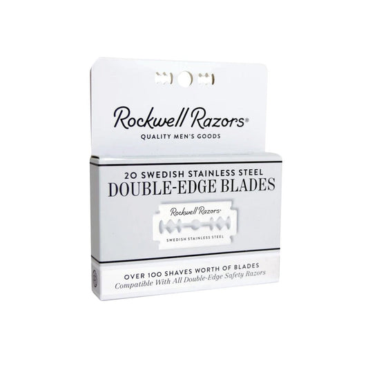 Happy Buddha - Rockwell Double Edge Razors Blades 20 Pack 