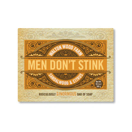 Walton Wood Farm Men Don't Stink Sandalwood and Citrus Bar Soap 300g