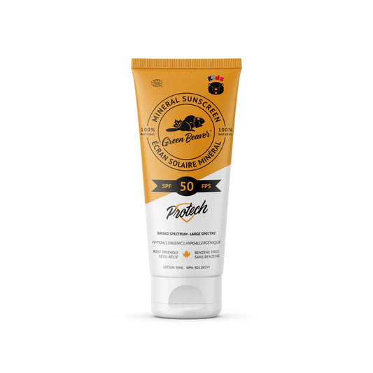 Green Beaver 100% Hypoallergenic Natural Mineral Sunscreen SPF 50
