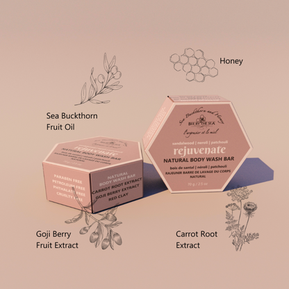 Bee By The Sea Rejuvenate Body Wash Bar