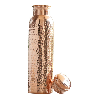 Pure Copper Hammered Bottle 900ml /30oz