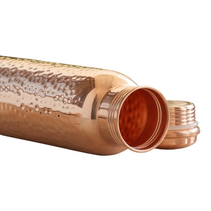 Pure Copper Hammered Bottle 900ml /30oz