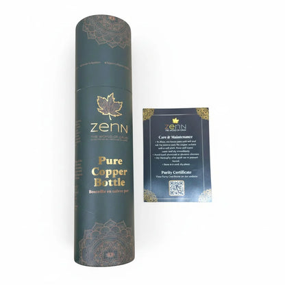 Pure Copper Grey Ergonomic Bottle 900ml /30oz