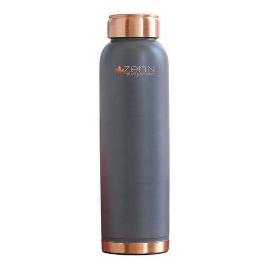 Pure Copper Grey Ergonomic Bottle 900ml /30oz