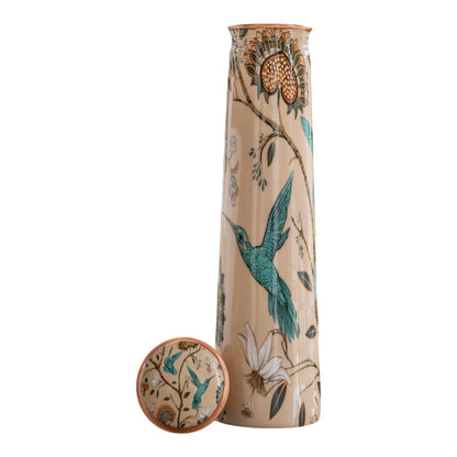 Pure Copper Humming Bird Bottle ,750ml/25oz