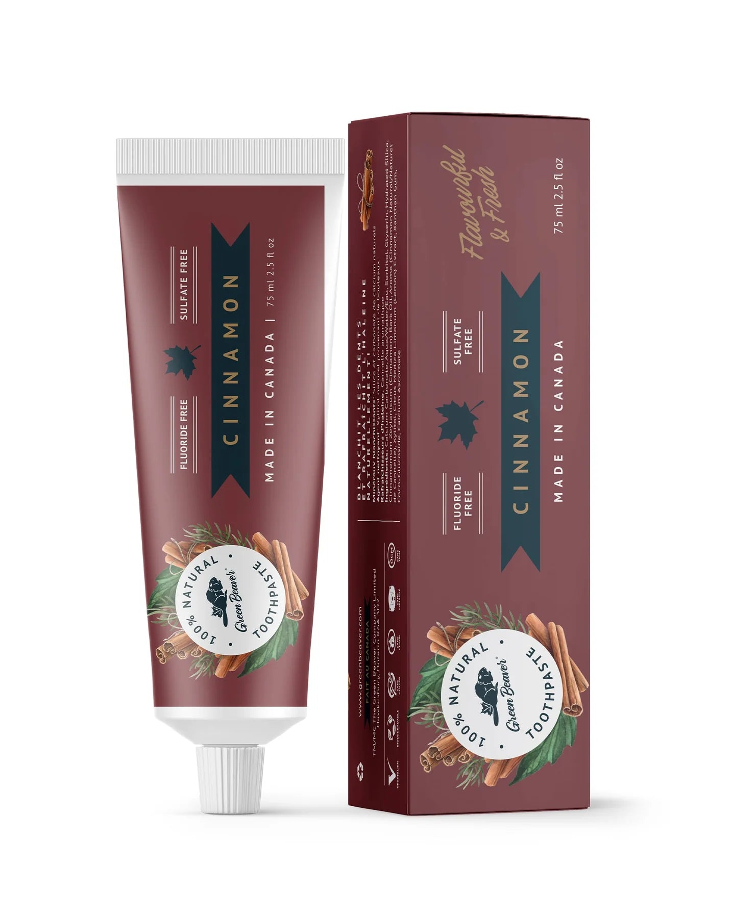 Fluoride Free Toothpaste - Cinnamon