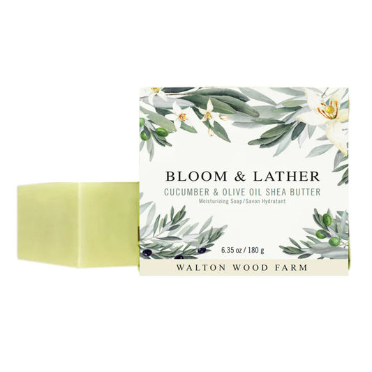 CUCUMBER & OLIVE OIL SHEA BUTTER 6.35 OZ SOAP BAR