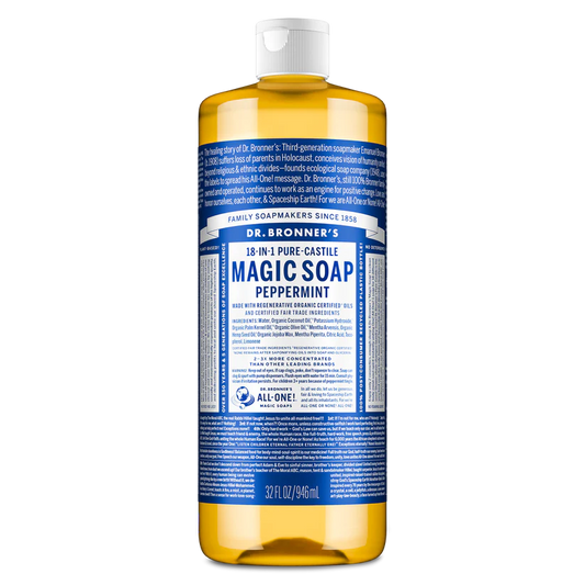 Dr. Bronners 18 in 1 Peppermint Pure Castile Soap 946 ml