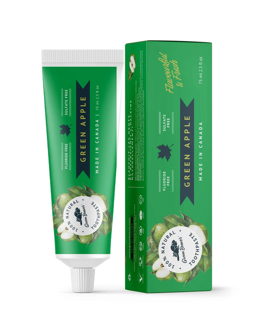 Fluoride Free Toothpaste - Green Apple