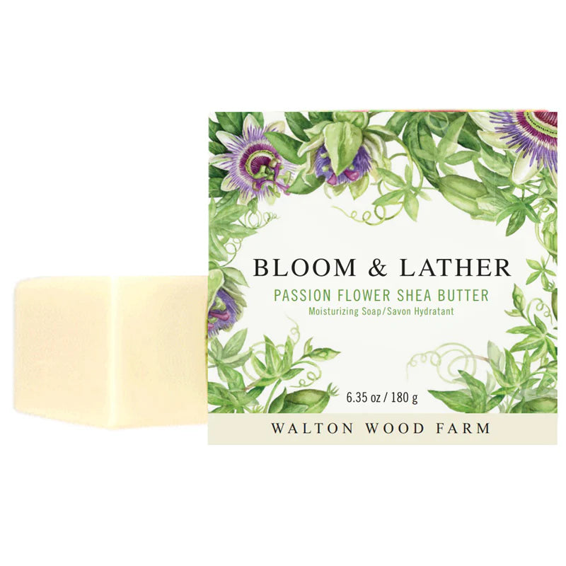 PASSION FLOWER SHEA BUTTER 6.35 OZ SOAP BAR